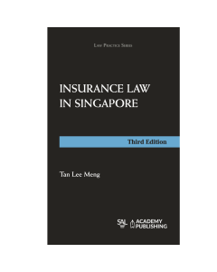 Insurance Law in Singapore (3rd Edition)