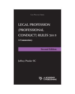  Legal Profession (Professional Conduct) Rules 2015 2nd Edition
