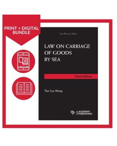 Law on Carriage of Goods By Sea - 3rd Edition (Print + Digital)