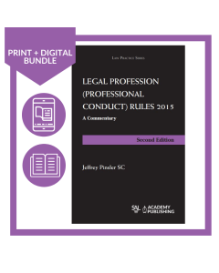 [Bundle] Legal Profession (Professional Conduct) Rules 2015 2nd Edition (Print + Digital)