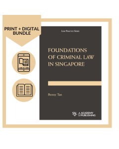 [Bundle] Foundations of Criminal Law in Singapore (Print + Digital)