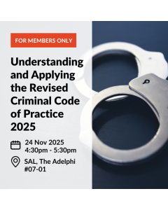 Understanding and Applying the Revised Criminal Code of Practice 2025