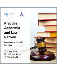 Practice, Academia and Law Reform – Weaving the Threads Together