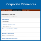 Corporate References Flyer