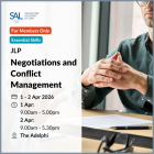 JLP - Negotiations and Conflict Management