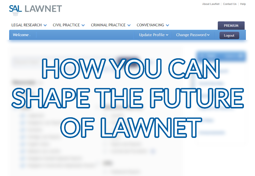 YOUR NEXT CAREER MOVE: HELP SHAPE LAWNET